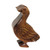 Handmade Natural Wood Puzzle Box 'Javanese Duck'