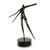 Signed Brazilian Bronze Sculpture 'Flying'