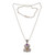 Amethyst and Citrine Frog Pendant Necklace from Bali 'Rainforest Frog'
