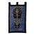 Blue Batik Wall Hanging Handcrafted in Africa 'Justice'