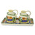 Mexican Handcrafted Majolica Ceramic Oil and Vinegar Set 'Acapulco'