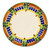 Side Plates Hand Crafted in Majolica Ceramic Pottery Pair 'Acapulco'