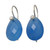 Faceted Sky Blue Chalcedony Earrings from India 'Halcyon Days'