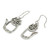 Cute Sterling Silver Cat Dangle Earrings from Thai Artisan 'Whimsical Cat'