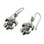 Fleur-de-lis Dangle Earrings Crafted in Sterling 925 Silver 'Fleur-de-lis'