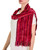 Rayon Chenille Hand Woven Guatemalan Scarf 'Bright Berries'