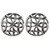 Fair Trade Thai Sterling Silver Button Earrings 'Intertwined'