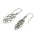 Hand Crafted Thai Celtic Theme Sterling Silver Earrings 'Celtic Braid'