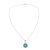 Handcrafted Andean Sterling Silver Necklace with Opal 'Window'