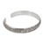 Hand Stamped Karen Hill Tribe Artisan Silver Cuff Bracelet 'Karen Whirlwind'