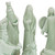 11-Piece Handcrafted Thai Celadon Ceramic Nativity Scene 'Jade Christmas'