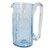 Blue Blown Glass Pitcher 23 oz Artisan Crafted Serveware 'Blue Mist'