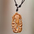 Octopus Pendant Necklace Hand Carved of Cow Bone 'Bali Octopus'
