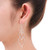 Helix Design Dangle Earrings in 925 Sterling Silver 'Forever Linked'