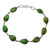 Silver 925 Bracelet Crafted with Green Composite Turquoise 'Serenity in Green'