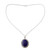 Lapis Lazuli Pendant on Artisan Crafted 925 Silver Necklace 'True Clarity'