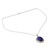 Lapis Lazuli Pendant on Artisan Crafted 925 Silver Necklace 'True Clarity'