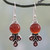 Colorful Fair Trade Gemstone Earrings from India 'Ardent Color'