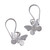 Fair Trade Taxco Silver Butterfly Dangle Earrings 'Monarch Butterfly'