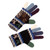 Artisan Crafted 100 Alpaca Colorful Gloves from Peru 'Andean Tradition in Blue'