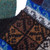 Artisan Crafted 100 Alpaca Colorful Gloves from Peru 'Andean Tradition in Blue'