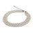 Artisan Crafted Thai Triple White Pearl Strand Necklace 'Triple White Halo'