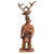 Yaqui Deer Dancer Ceramic Sculpture from Mexico 'Yaqui Dance of the Deer'