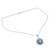 Silver and Composite Turquoise Artisan Crafted Necklace 'Eternal Radiance'