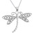 Sterling Silver Dragonfly Pendant Necklace from India 'Dazzling Dragonfly'