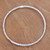 Handmade Sterling Silver Bangle Bracelet from Indonesia 'Simple Perfection'