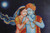 Original Oil Painting of Krishna and Radha from India 'Divine Love'