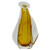 Hand Blown Yellow Glass Sculpture from Brazil 'Yellow Lady'