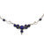 Lapis Lazuli Sterling Silver Pendant Necklace from India 'Blue Grove'