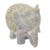Hand Carved Soapstone Elephant Statuette from India 'Elephant Royalty'