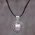 Pink Cultured Mabe Pearl Pendant Necklace from Indonesia 'Pink Orb'