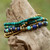 Multi Gemstone Beaded Bracelet from Thailand 'Freedom of Expression in Blue'