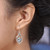 Bali Artisan Jewelry Blue Topaz Sterling Silver Earrings 'Sigh'