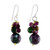 Quartz Beaded Earrings with Sterling Silver Hooks 'Luscious Fruit'