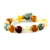 Beaded Jade and Quartz Bracelet with Elephant Charm 'Elephant Remembrance'