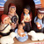 Handcrafted Peruvian Signed Ceramic Christmas Nativity Scene 'Christmas in the Stone Church'