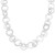 925 Sterling Silver Modern Chain Necklace from Bali 'Stellar Rings'