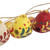 6 Handcrafted Christmas Dove Ceramic Messenger Ornaments 'Christmas Messengers'