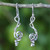 Clef Note Sterling Silver Music-themed Handmade Earrings 'Melody in Me'