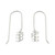 Sterling Silver Spiral Drop Earrings from Thailand 'Cheerful Spirals'