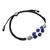 Lapis Lazuli and Karen Silver Bracelet from Thailand 'Karen Sea'