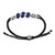 Lapis Lazuli and Karen Silver Bracelet from Thailand 'Karen Sea'