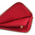 Batik Cotton Clutch Handbag in Cherry from India 'Cloven Cherry'