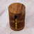 Handcrafted Wood Cylindrical Puzzle from Thailand 'Spin to Win'