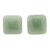 Apple Green Square Jade Stud Earrings from Guatemala 'Simply Luxurious'