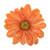 Natural Aster Flower Brooch in Tangerine from Thailand 'Let It Bloom in Tangerine'